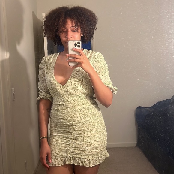 Speckle pattern dress - Picture 4 of 9